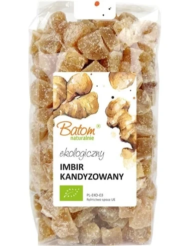 Imbir kandyzowany 1kg BATOM BIO