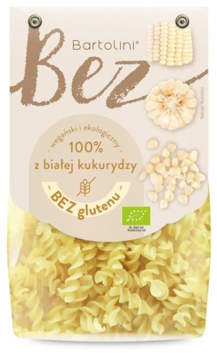 MAKARON (Z BIAŁEJ KUKURYDZY) ŚWIDERKI BEZGLUTENOWY BIO 250 g – BARTOLINI
