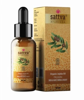 OLEJEK DO CIAŁA I WŁOSÓW JOJOBA ECO 50 ml - SATTVA (AYURVEDA)