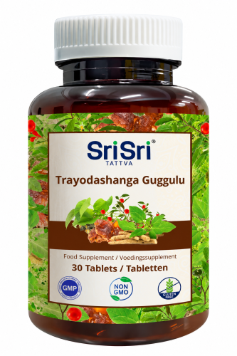 Ayurvedic Trayodashanga Guggulu Supplement Bottle.png