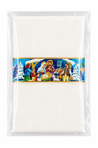 Nativity Scene Wrapped in White Plastic.png