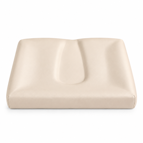 Beige Contoured Orthopedic Seat Cushion.png